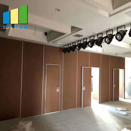 Dinding Partisi Geser Lipat Dinding Akustik Bergerak Untuk Hotel Banquet Hall Ballroom