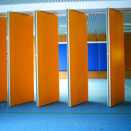 Acoustic Movable Type -65 Top Hanging Track Partisi Lipat Dinding Untuk Ruangan Serba Guna