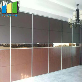 Bingkai Aluminium Lipat Kursi Kantor Sistem Partisi Dinding Dekoratif Untuk Aula Serbaguna