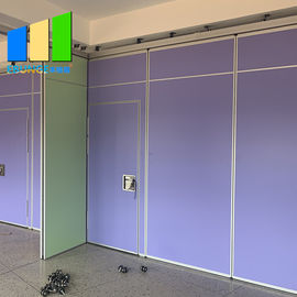 Sound Proof Partitions Wall Sliding Door Aluminium Room Divider Untuk Kelas