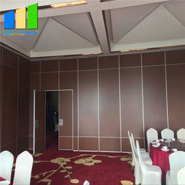 85MM Aluminium Frame Sound Proof Partisi Melamin Surface Movable Wall