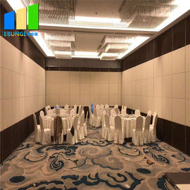 85MM Aluminium Frame Sound Proof Partisi Melamin Surface Movable Wall
