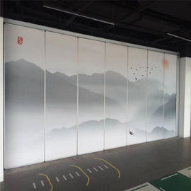 Dinding Partisi Bergerak Ebunge Dinding yang Dioperasikan Landscape Printing Surface untuk Restoran Kelas Atas