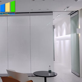 Frameless Sliding Partition Walls Glazed Door Movable Partition Dinding Kaca Untuk Restoran
