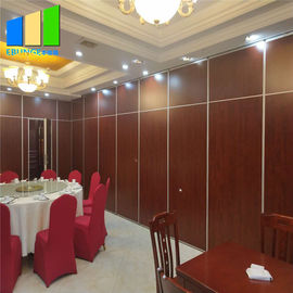 Pintu Geser Di Ruang Perjamuan Ruang Kayu Pembatas Layar Dinding Partisi Bergerak Untuk Ruang Perjamuan