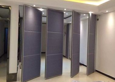 Aluminium Profile Panel Kayu Bergerak Partisi Dinding Untuk Hotel Garansi 3 Tahun