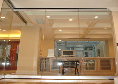 Sliding Glass Partition Single Type Partition Glass Partisi Kantor Dinding