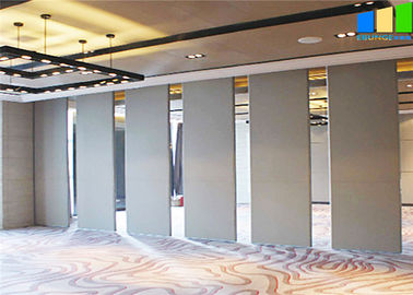 Panel Ruang Rapat Kantor Bukti Suara Tebal Bahan Kayu Geser Dinding Partisi 65mm
