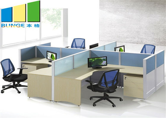 Modern Modular Office Cubicles Mesh Kursi Eksekutif Workstation Partisi Kantor