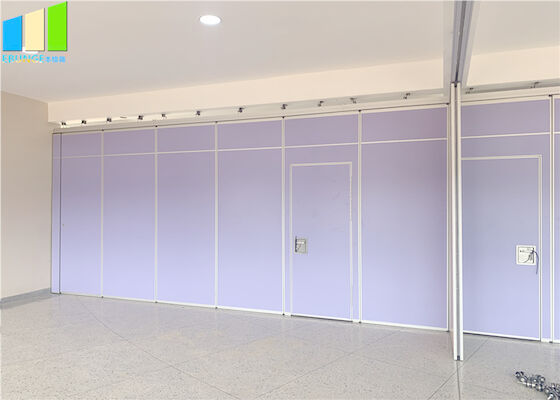 Dinding Partisi Kayu Bergerak Pembatas Ruangan Akustik AS Yang Dapat Dioperasikan Untuk Auditorium