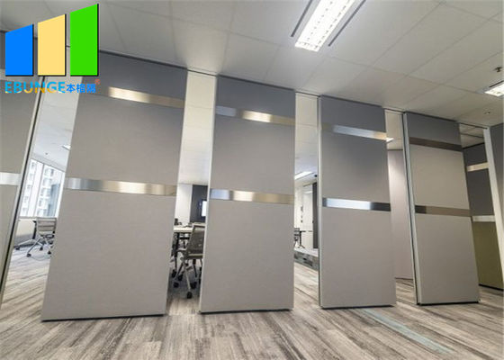 85 MM Tebal Fabric Surface Acoustic Folding Room Dividers Partisi