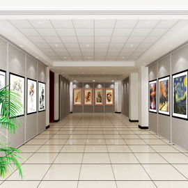 Interior Hidden Door Folding Exhibition Partition Walls / Movable Gallery Walls