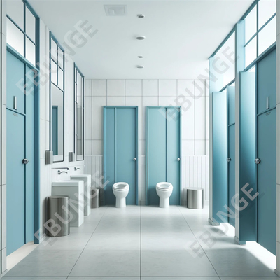 Mudah Untuk Membersihkan Pintu Hinged Toilet Partisi Tembok Toilet Partisi