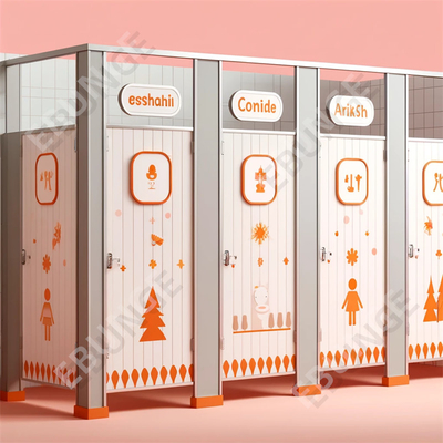 Dukungan Opsi Desain Disesuaikan Kubi toilet untuk pemisah toilet