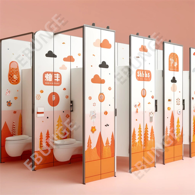 Dukungan Opsi Desain Disesuaikan Kubi toilet untuk pemisah toilet