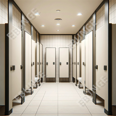 Ketahanan air dan daya tahan Goresan dan benturan tahan toilet dinding partisi untuk gedung kantor