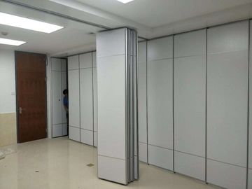 Dinding Partisi Akustik Kantor Kulit Bergerak Furniture Komersial