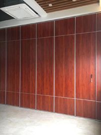 Multi Color Wood Sound Proof Partitions dengan Profil Aluminium / Sliding Room Dividers
