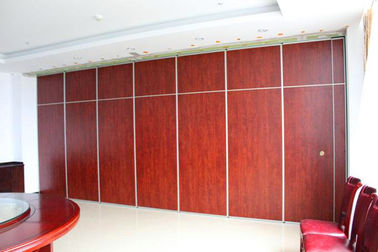 Kedap Suara Dapat Dioperasikan Dinding Geser Partisi Untuk Kantor / Ruang Konferensi
