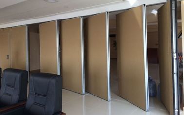 Aluminium - Framed Acoustic Sliding Folding Partition Walls Untuk Kantor Dan Ruang Rapat