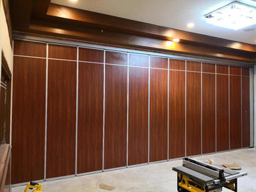 Panel dinding akustik bergerak modern, 800 mm lebar / geser partisi lipat