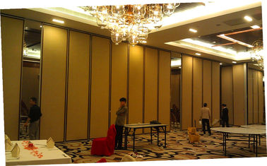 Sistem Aluminium Door Track Acoustic Partition Wall / Sliding Movable Partition Wall Systems