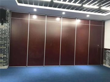 Panel 65mm Pintu Geser Ruang Rapat Dinding Partisi / Folding Pembagi Ruangan Kedap Suara