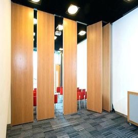Ruang konferensi Akustik Internal Lipat Dekoratif Panel Akustik Dinding Partisi Bergerak