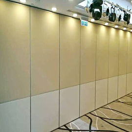Aluminium Track Dinding Akustik Bergerak Hotel Lipat Dinding Partisi Geser
