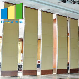 Ukuran Sistem Instalasi Panel Dinding Geser Partisi 65mm Untuk Pusat Pembelajaran