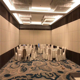 Banquet Hall Dioperasikan Dinding Partisi Profil Aluminium Modern Yang Dpt Dibongkar