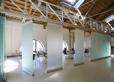 Soudproof Aluminium Frameless Tempered Partition Room Divider Kaca Untuk Kantor