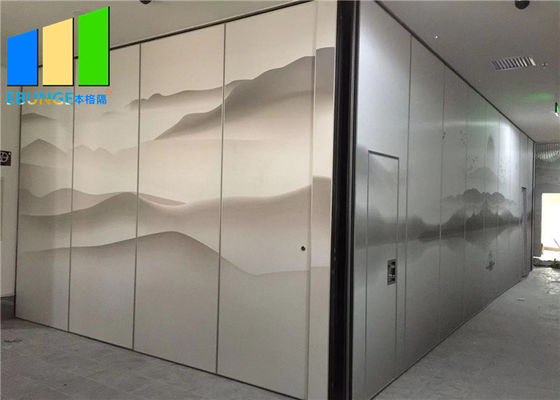 Solusi yang dapat dikustomisasi Accordion Partition Wall Wall yang tahan lama untuk Hotel Banquet Hall