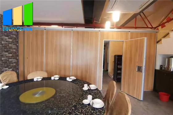 Ruang Restoran Kayu Dinding Partisi Kedap Suara Sementara Untuk Hotel Bintang Lima
