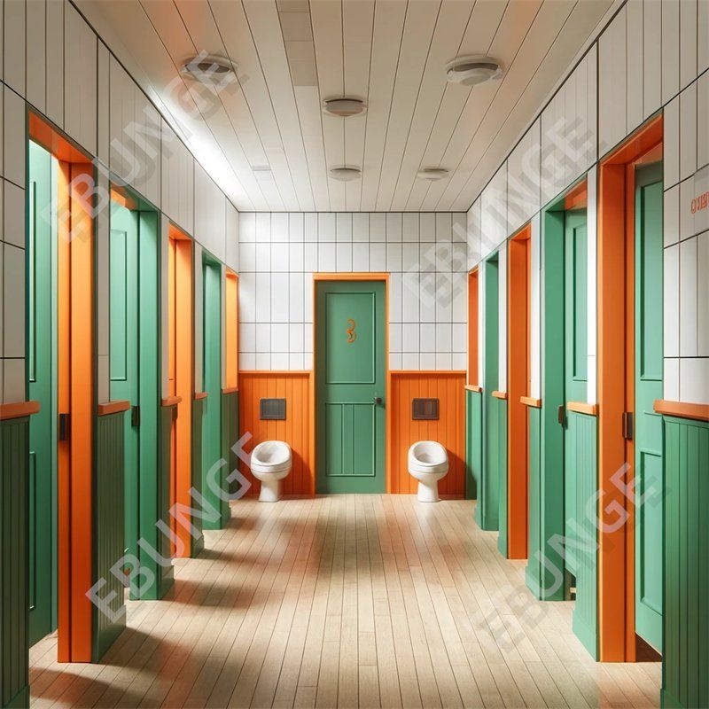 Tembok pemisah toilet tahan api dengan berbagai pilihan warna dan ketahanan dampak